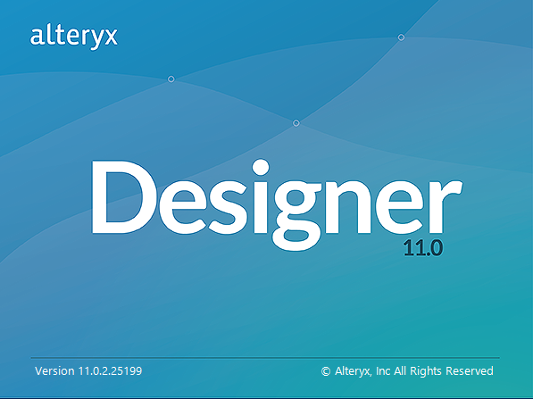 Alteryx 11 New Splash Screen